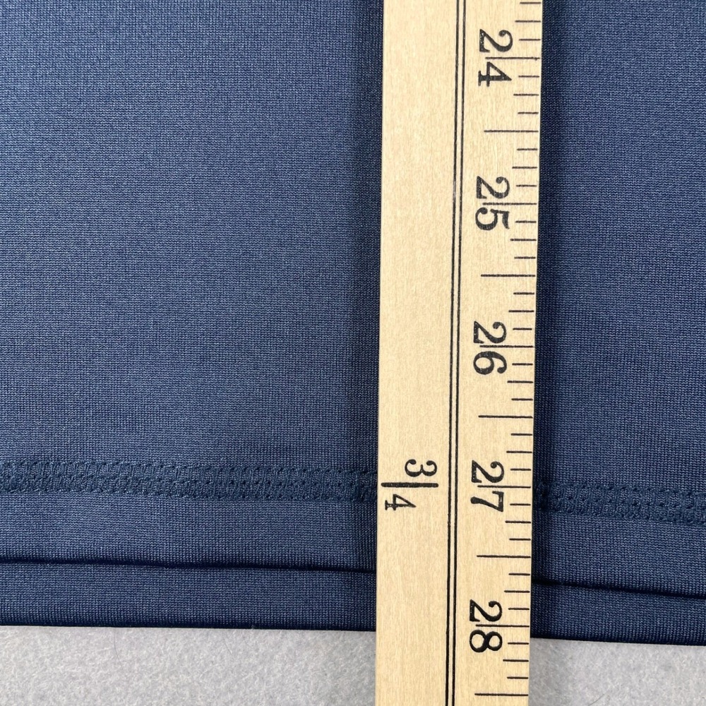 Cinch Shirt Mens L Navy Blue Long Sleeve Graphic Performance Tee Stretch Active - Picture 7 of 11